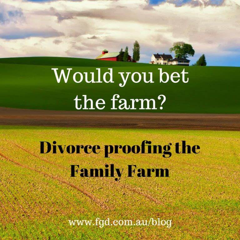 divorce protect family farm