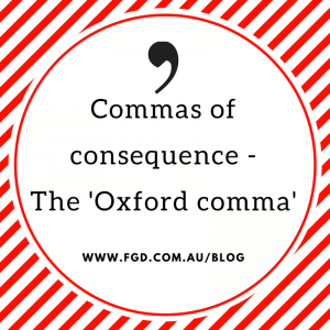 Oxford comma