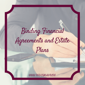 Binding Financial Agreement